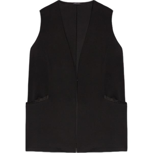 gilet Fiorella Rubino nero