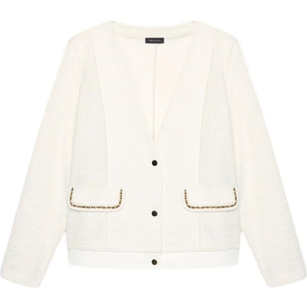 blazer Fiorella Rubino bianco