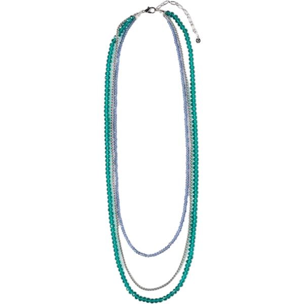 Collana da donna in verde scuro con perle in metallo Fiorella Rubino Fiorella Rubino