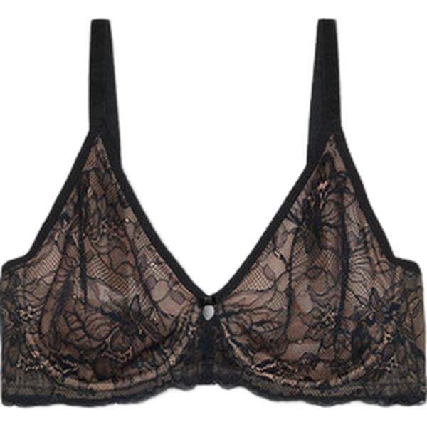 reggiseni Fiorella Rubino nero a fiori