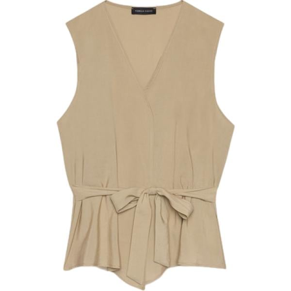 gilet Fiorella Rubino marrone