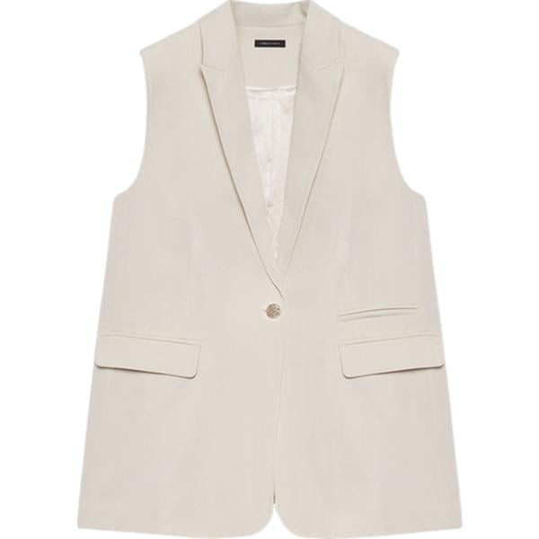 gilet Fiorella Rubino bianco
