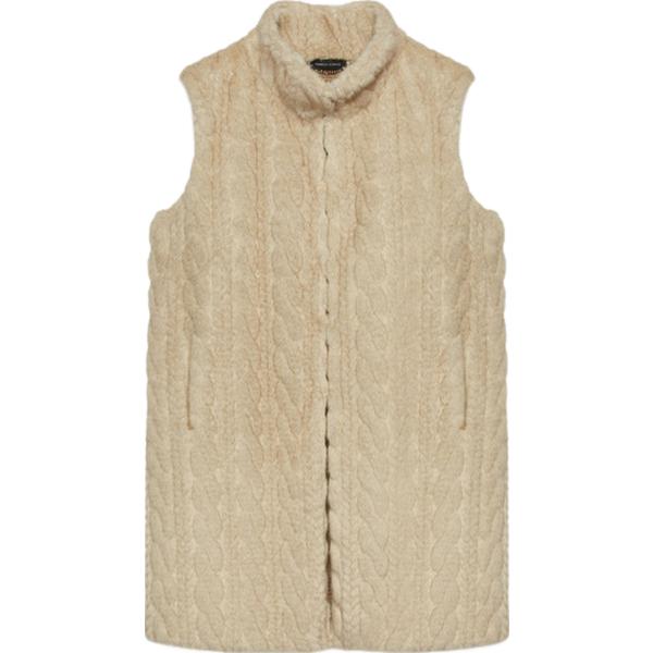 gilet Fiorella Rubino marrone