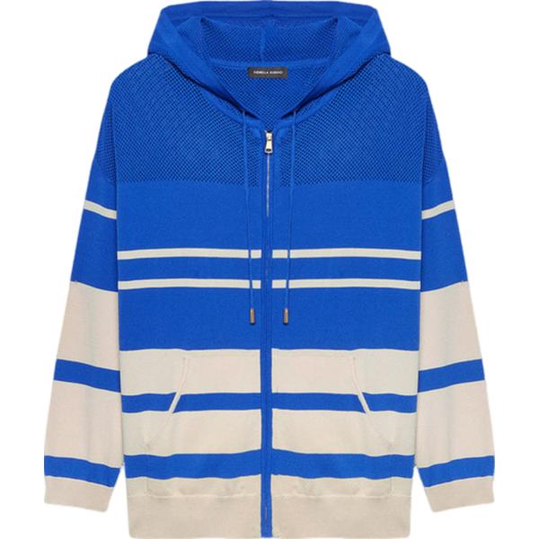 cardigans Fiorella Rubino blu a righe