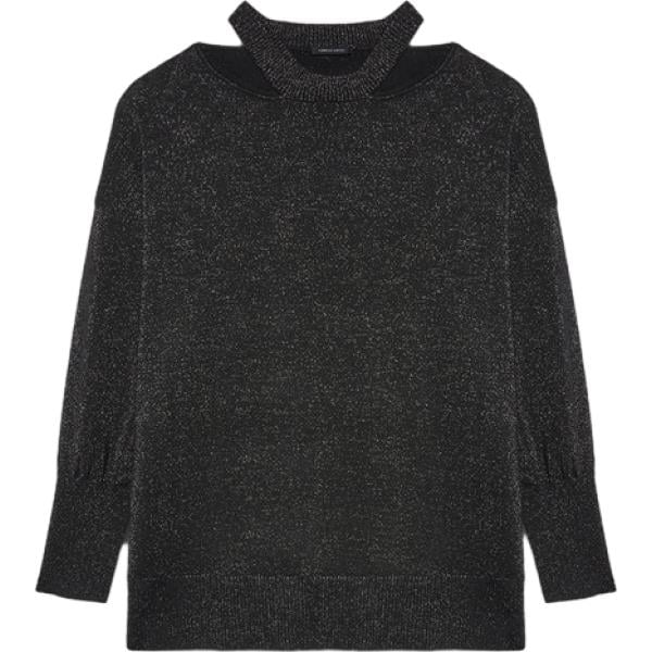 maglieria Fiorella Rubino nero