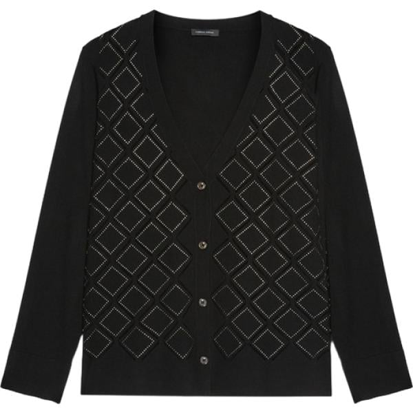 cardigans Fiorella Rubino nero