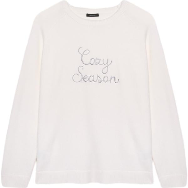 maglieria Fiorella Rubino bianco