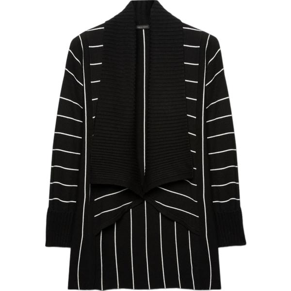 cardigans Fiorella Rubino nero a righe