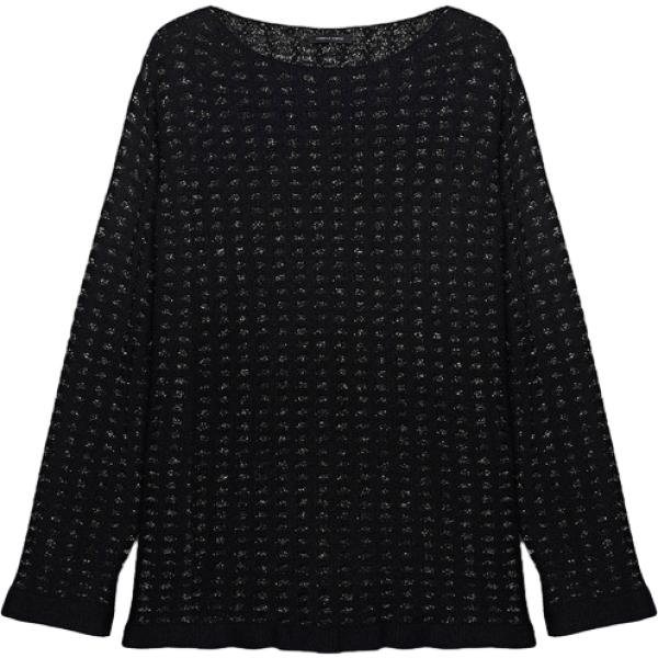 maglieria Fiorella Rubino nero