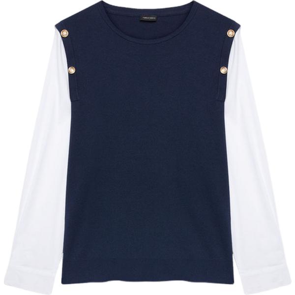 gilet Fiorella Rubino blu