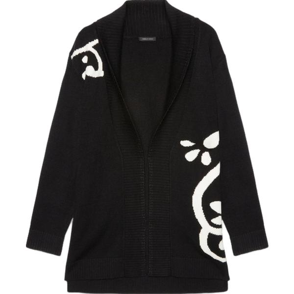cardigans Fiorella Rubino nero a fiori