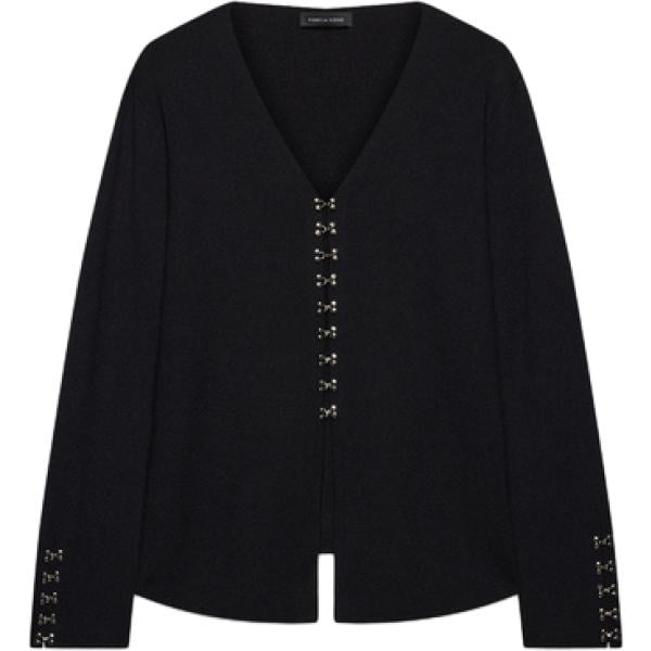 cardigans Fiorella Rubino nero