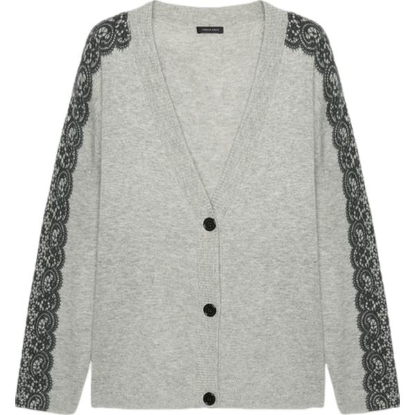 cardigans Fiorella Rubino grigio con stampe