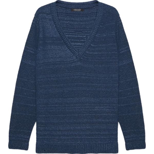 maglieria Fiorella Rubino blu a righe