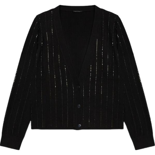 cardigans Fiorella Rubino nero a righe