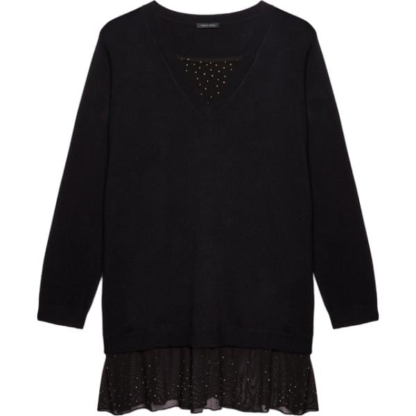 maglieria Fiorella Rubino nero