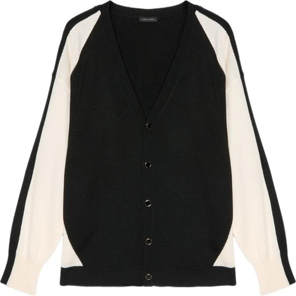 cardigans Fiorella Rubino nero geometrica