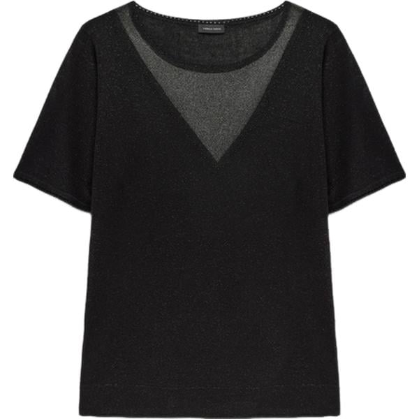 bluse Fiorella Rubino nero