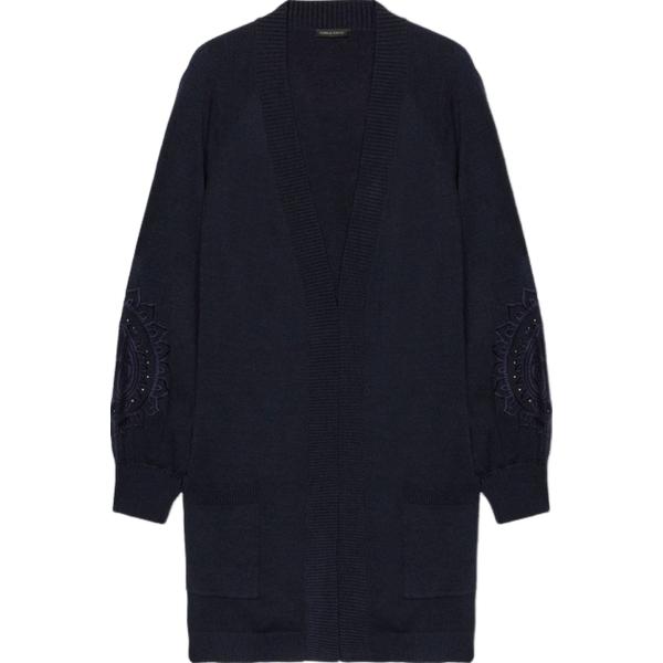 cardigans Fiorella Rubino blu paisley