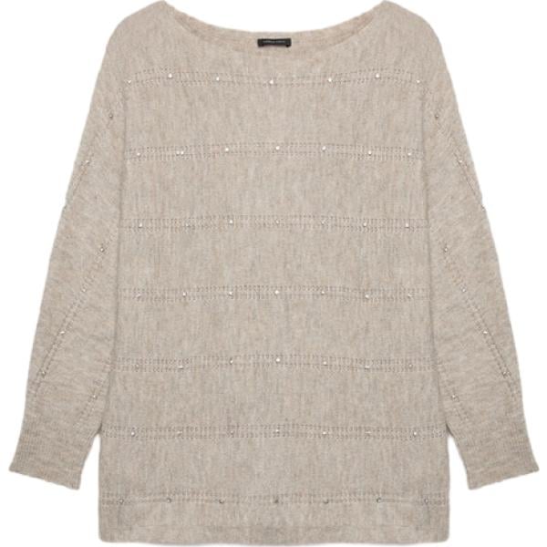 maglieria Fiorella Rubino grigio a righe