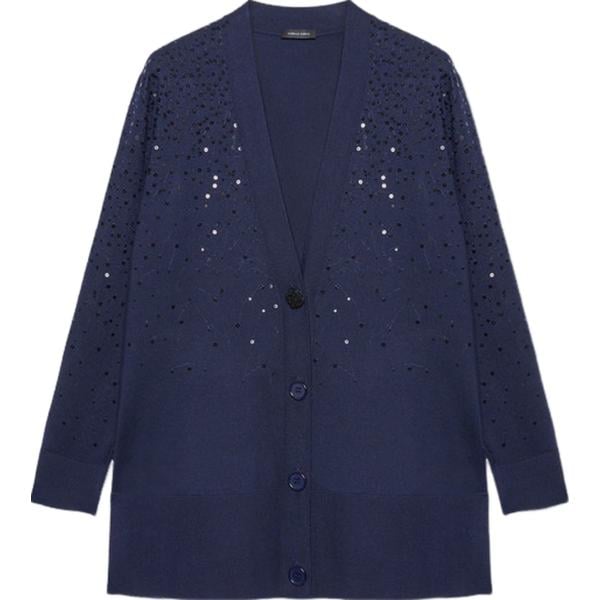 cardigans Fiorella Rubino blu