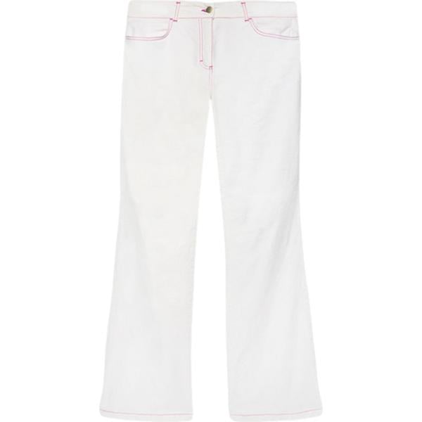 pantaloni Fiorella Rubino bianco