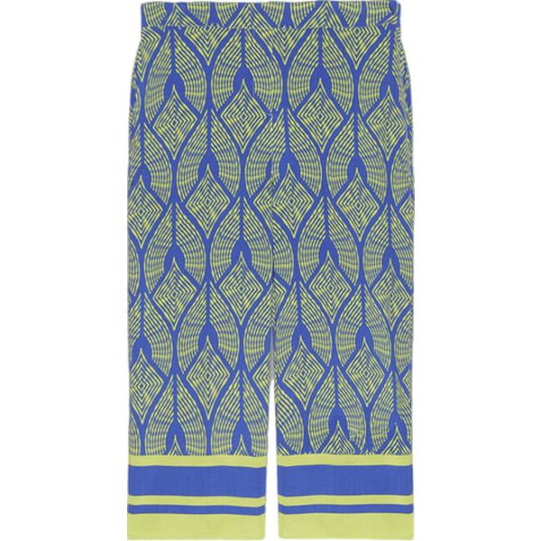 pantaloni Fiorella Rubino grigio con stampe