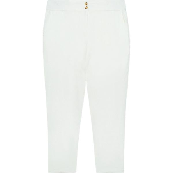 pantaloni Fiorella Rubino bianco