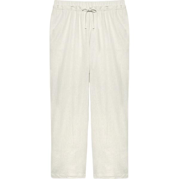 pantaloni Fiorella Rubino bianco