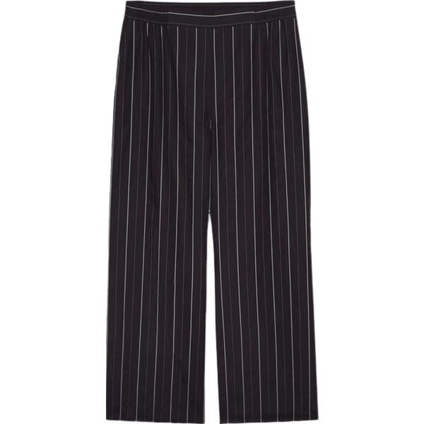 pantaloni Fiorella Rubino nero a righe