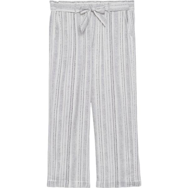 pantaloni Fiorella Rubino bianco a righe