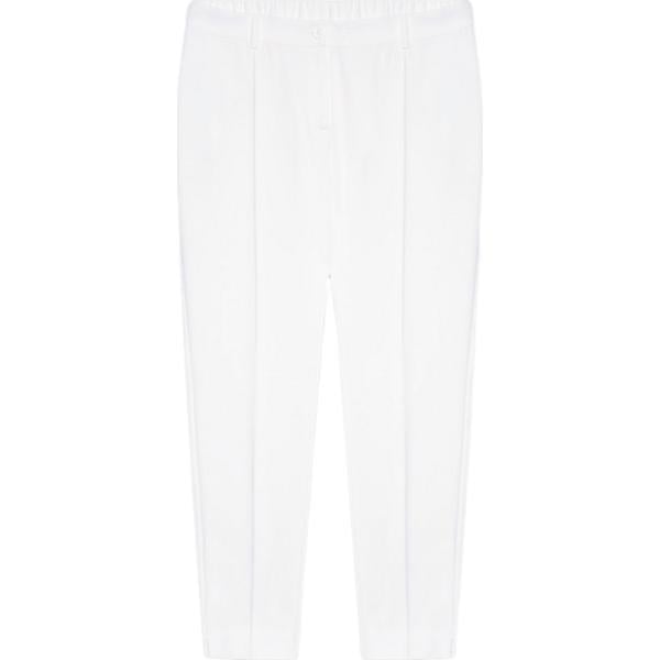 pantaloni Fiorella Rubino bianco