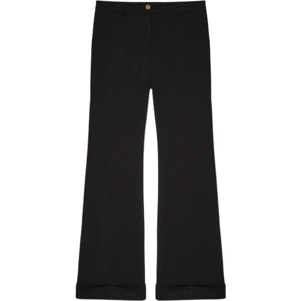 pantaloni Fiorella Rubino nero