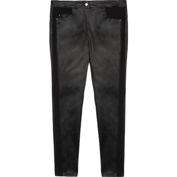 pantaloni skinny Fiorella Rubino nero