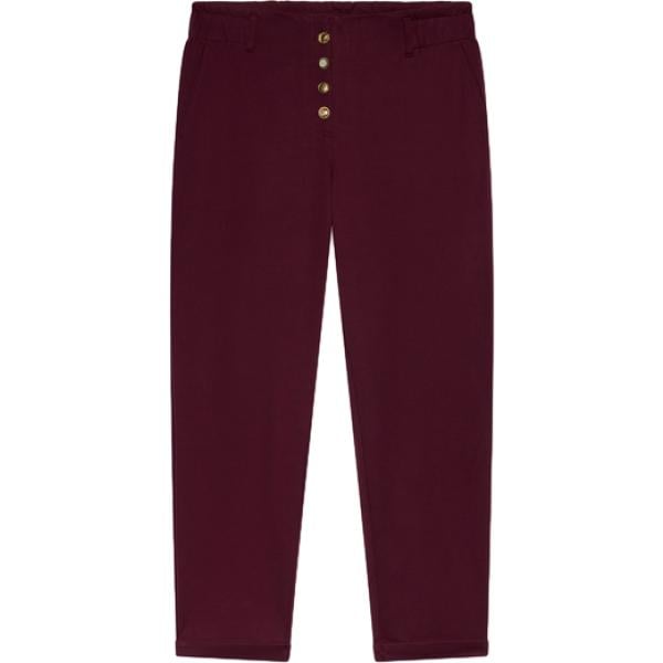 pantaloni Fiorella Rubino rosso
