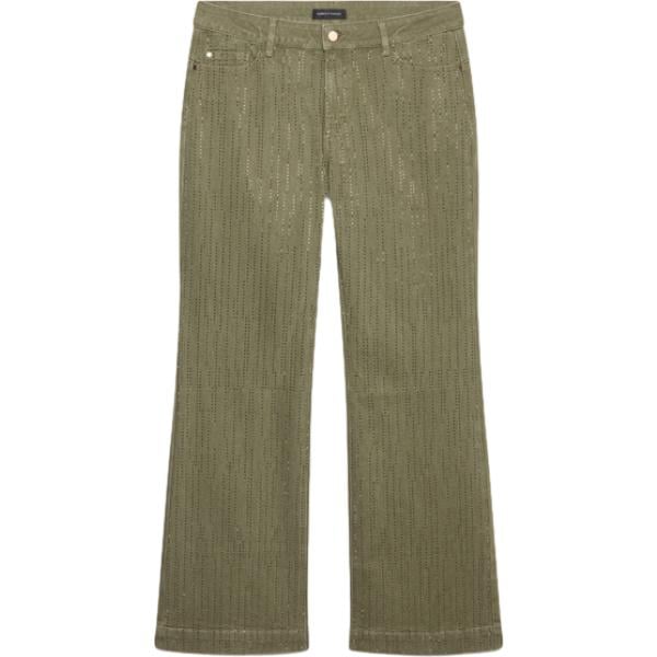 pantaloni Fiorella Rubino verde