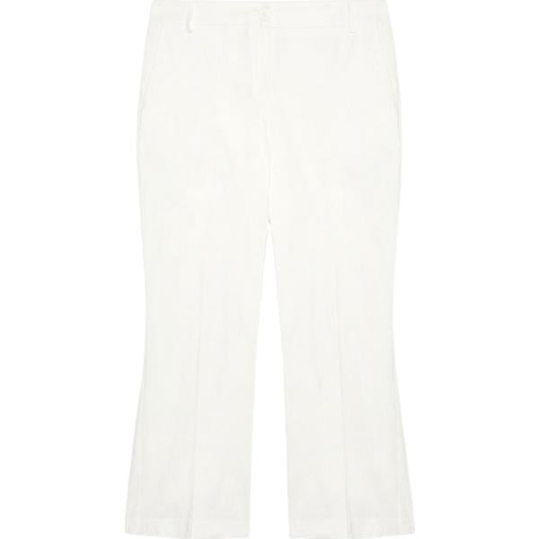 pantaloni Fiorella Rubino bianco