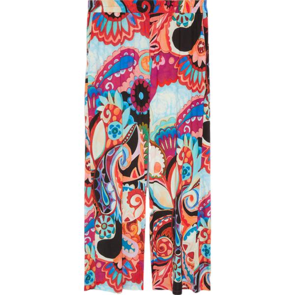 pantaloni a palazzo Fiorella Rubino multicolore
