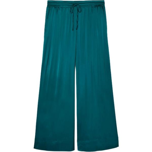 pantaloni Fiorella Rubino verde