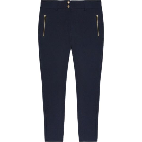 pantaloni skinny Fiorella Rubino blu