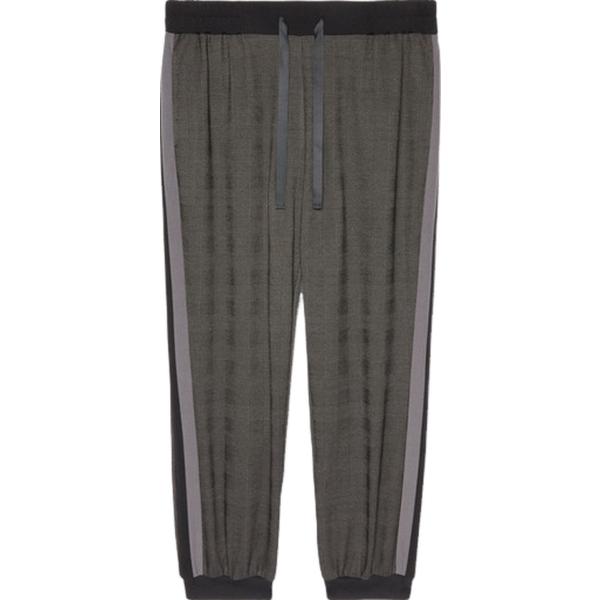 pantaloni Fiorella Rubino grigio principe di galles