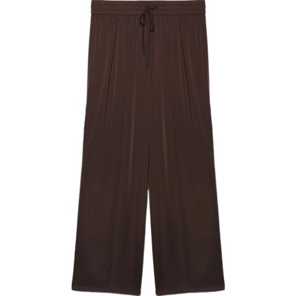 pantaloni a palazzo Fiorella Rubino marrone
