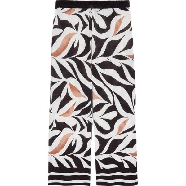 pantaloni Fiorella Rubino multicolore con stampe