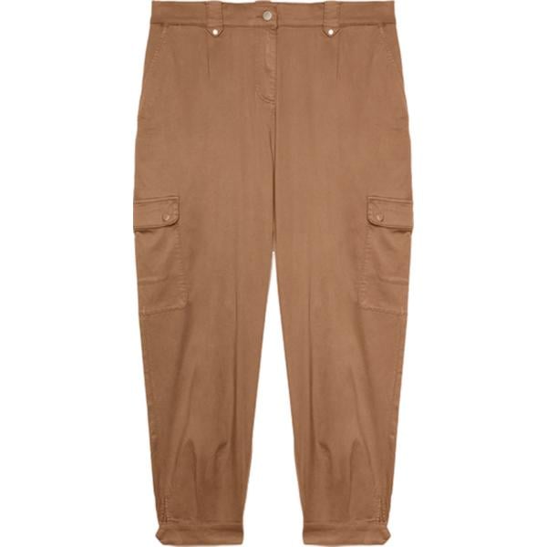 pantaloni cargo Fiorella Rubino marrone