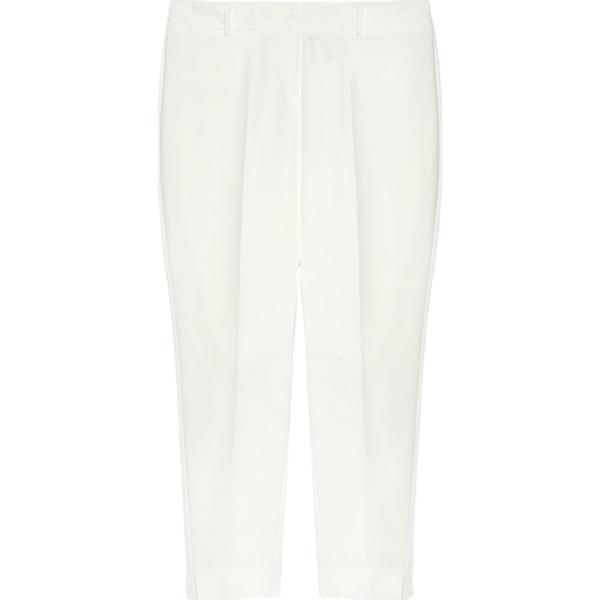pantaloni Fiorella Rubino bianco
