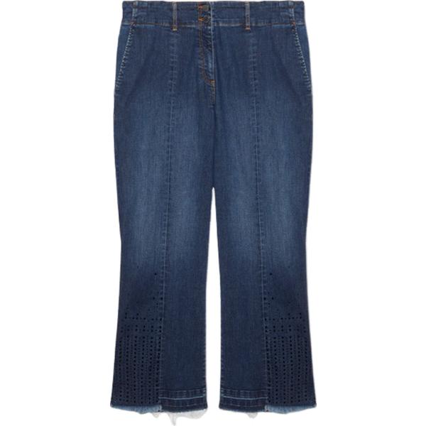 jeans dritti Fiorella Rubino blu