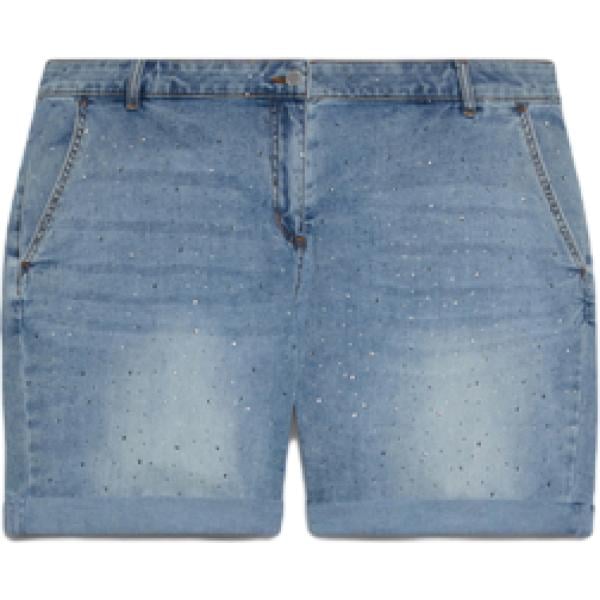shorts Fiorella Rubino blu
