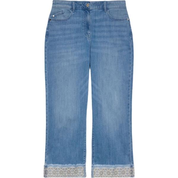 jeans dritti Fiorella Rubino blu