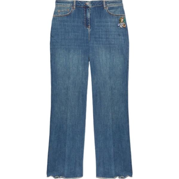 jeans dritti Fiorella Rubino blu
