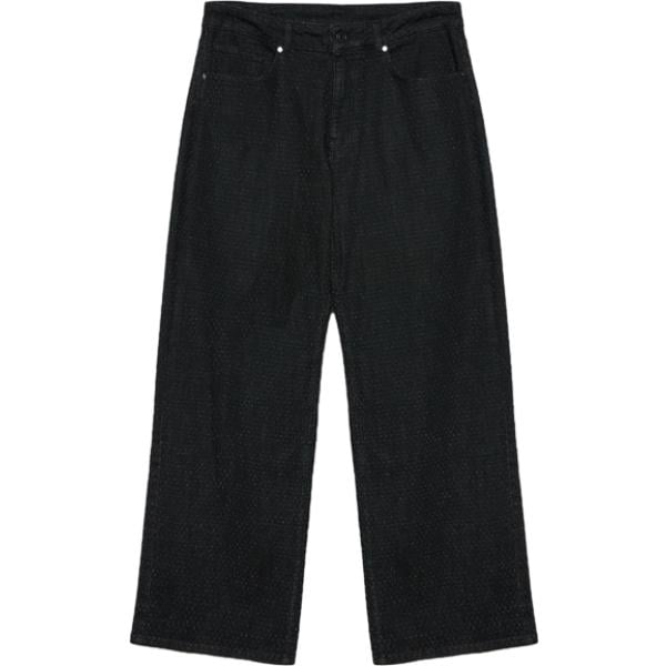 jeans dritti Fiorella Rubino nero